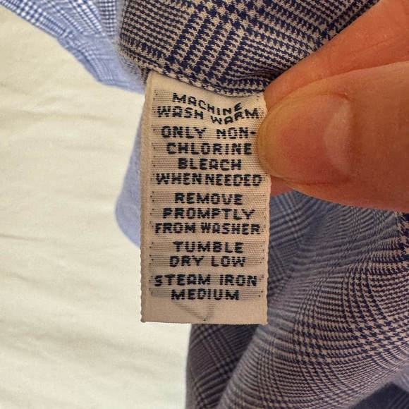 Ralph Lauren Yarmouth Blue Plaid Button Down Shirt - Picture 8 of 9